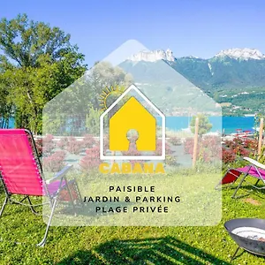 Cabana&les Pieds Dans L'eau Appartement Duingt